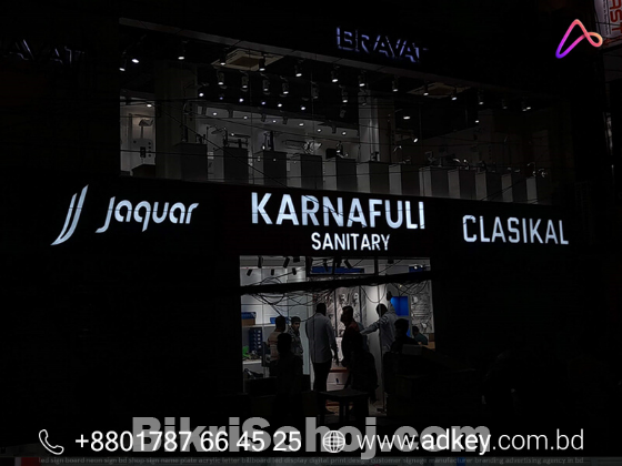 LED Sign & Acrylic Letter Shop Sign in Bangladesh